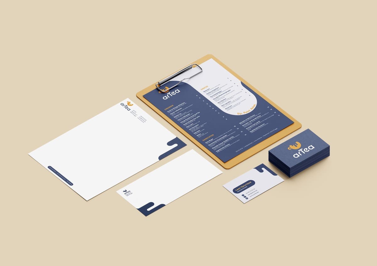 Full branding of Artea