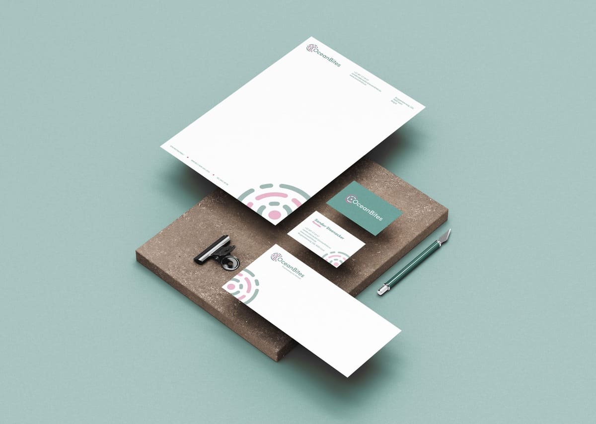 Full branding of OceanBites