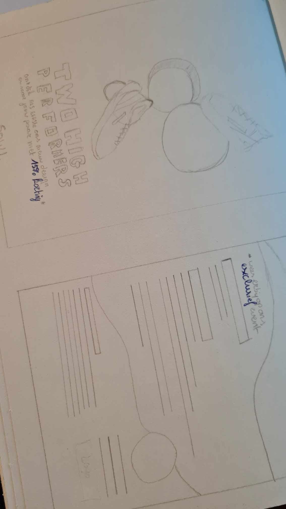 Sketch of flyer Sowl launch event