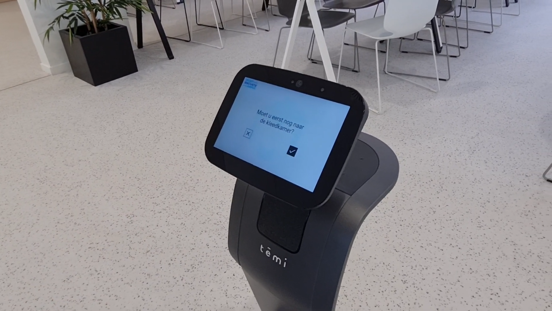 Temi reception robot